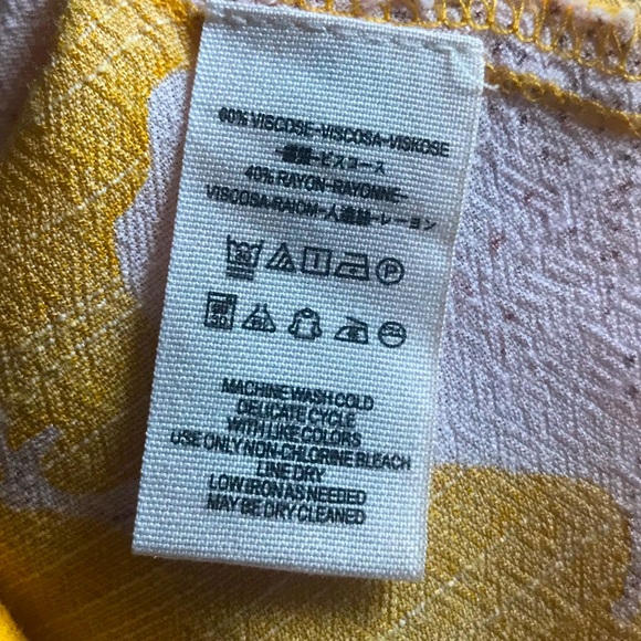 FREE PEOPLE French Quarter Yellow Floral Print Wrap Dress - Picture 12 of 13